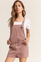 Forever21 Buttoned Corduroy Overalls