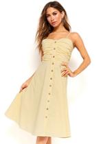 Forever21 Ruffle A-line Midi Dress