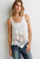 Forever21 Contemporary Macram&eacute; Trapeze Cami
