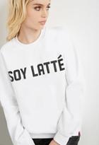 Forever21 Married To The Mob Soy Latte Sweatshirt