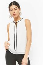 Forever21 Ruffle-trim Swing Top