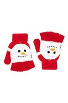 Forever21 Convertible Snowman Gloves