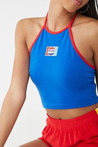 Forever21 Pepsi Halter Top