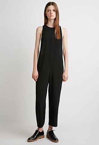 Forever21 Racerback Crepe Jumpsuit