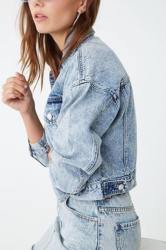 Forever21 Acid Washed Denim Jacket