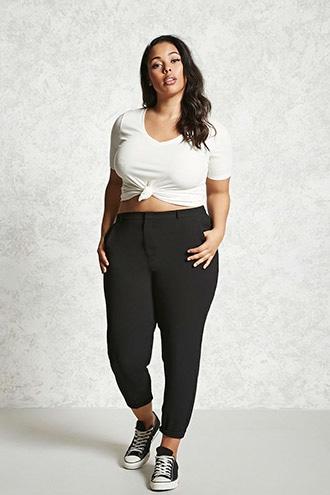 Forever21 Plus Size High-waisted Pants
