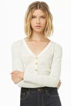Forever21 Multistriped Button-front Top