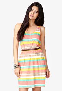 Forever21 Colorblocked Knit Dress