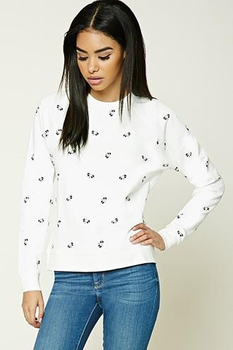Forever21 Panda Graphic Sweatshirt