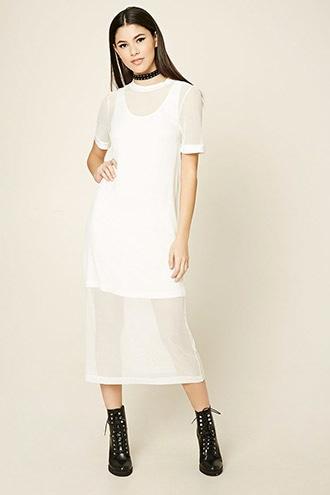 Forever21 Mesh Maxi Dress