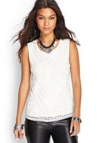 Forever21 Embroidered Bead Tank