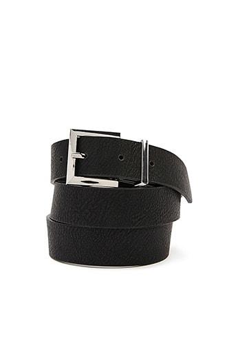 Forever21 Textured Faux Leather Hip Belt