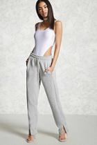 Forever21 Zippered Drawstring Sweatpants