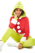 Forever21 The Grinch Plush Jumpsuit