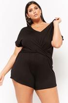 Forever21 Plus Size Cross-front Romper