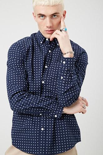 Forever21 Classic Geo Floral Print Shirt