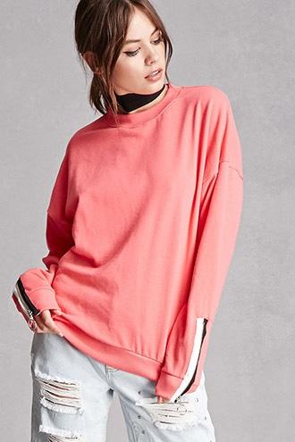 Forever21 Private Academy Zip Sweatshirt