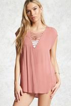 Forever21 Ladder Cutout Cover-up Tunic