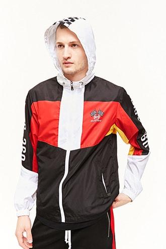 Forever21 Bkys Graphic Windbreaker