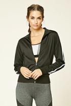 Forever21 Women's  Active Athletic Track Jacket