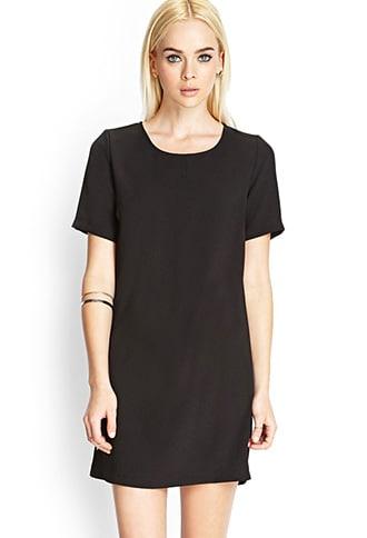 Forever21 Textured Woven Shift Dress