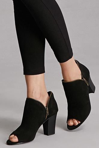 Forever21 Women's  Sbicca Open-toe Booties