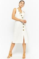 Forever21 Linen Button-front Dress