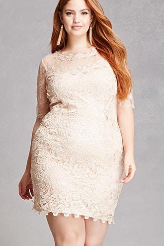 Forever21 Soieblu Lace Mini Dress