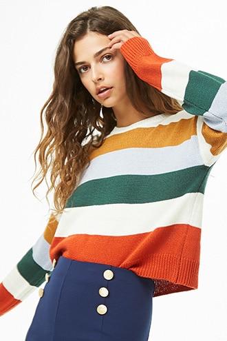 Forever21 Boxy Colorblock Sweater