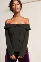 Forever21 Double-breasted Jacket