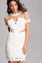 Forever21 Illusion Neck Lace Dress