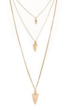 Forever21 Layered Arrow Necklace