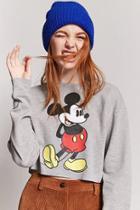 Forever21 Mickey Mouse Graphic Crop Top