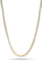 Forever21 King Ice Gold Cz Necklace