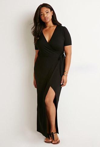 Forever21 Plus Maxi Wrap Dress