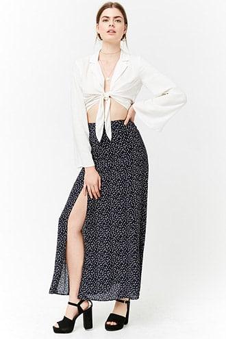 Forever21 Ditsy Floral Maxi Skirt