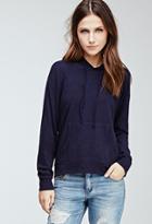 Forever21 Hooded Cotton-blend Pullover
