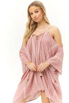 Forever21 Surf Gypsy Tassel Kaftan Mini Dress