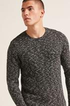 Forever21 Marled Knit Pocket Sweater