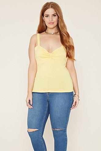 Forever21 Plus Size Twisted Tank Top