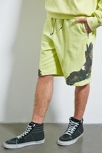 Forever21 Private Academy Eagle Shorts