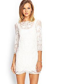 Forever21 Embroidered Lace Dress