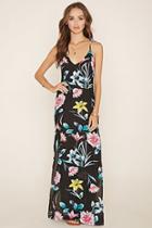 Forever21 Women's  Tropical Floral Cami Maxi Dress