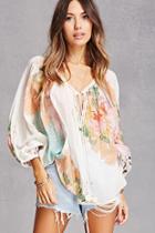Forever21 Z And L Europe Gauze Top