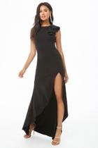 Forever21 Ruffled One-sleeve Maxi Dress