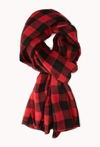 Forever21 Grunge Plaid Flannel Scarf