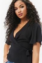 Forever21 Surplice Wrap Front Top