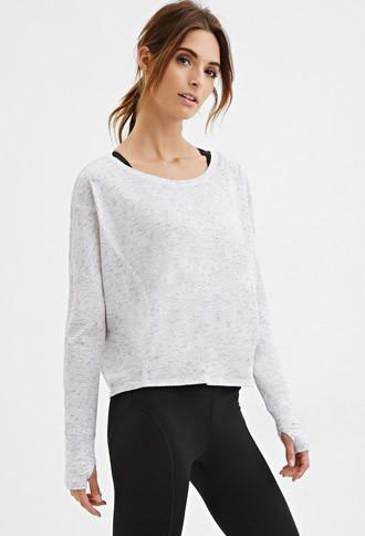Forever21 Women's  Space Dye Knit Top