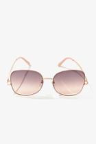 Forever21 Square Metal Gradient Sunglasses