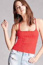 Forever21 Studded Ribbed Tank Top